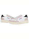 Men's Medalist Mesh Suede Low Top Sneakers White - AUTRY - BALAAN 2