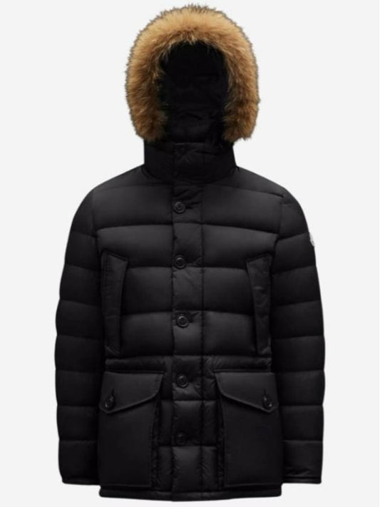 Cluny Long Down Jacket Black - MONCLER - BALAAN 2