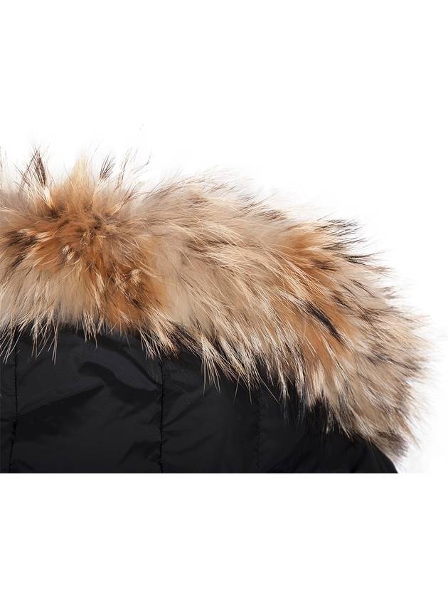 Cluny Long Down Jacket Black - MONCLER - BALAAN 8