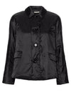 Greens Water Repellent Jacket Black - MAX MARA - BALAAN 1