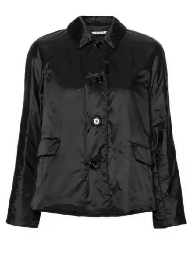 Greens Water Repellent Jacket Black - MAX MARA - BALAAN 1