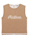 Wool Hairy Sleeveless Knit BEIGE WOMAN - MALBON GOLF - BALAAN 1