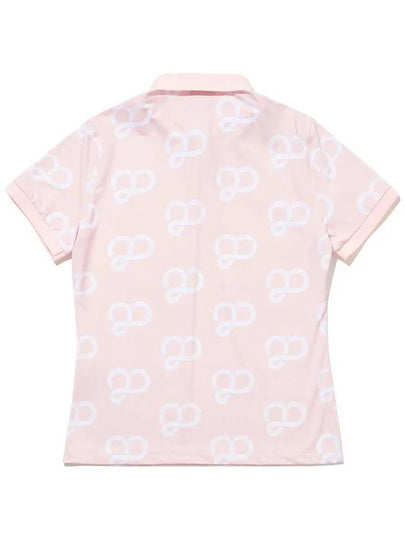 20 Symbol Logo Pattern Yoko Wieri Women’s T-shirt PINK - 20THHOLE - BALAAN 2