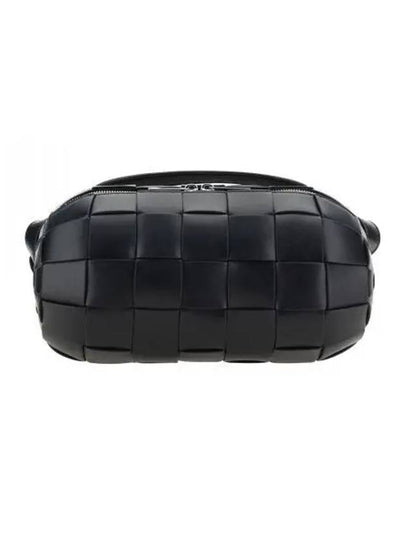 Boombox Small Calfskin Cross Bag Black - BOTTEGA VENETA - BALAAN 2