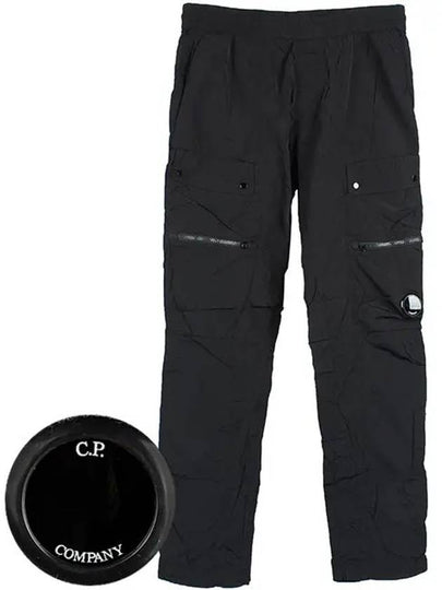 Chrome-R Regular Utility Straight Pants Black - CP COMPANY - BALAAN 2