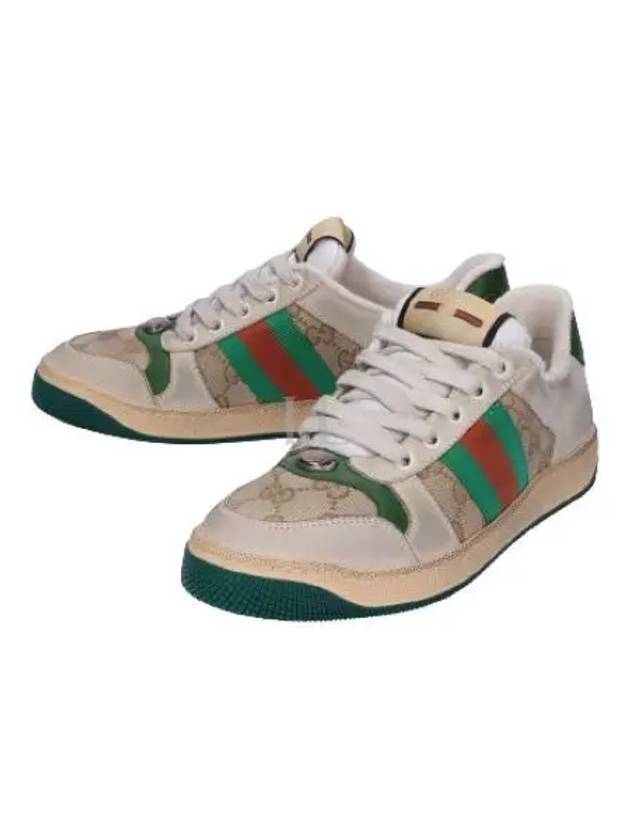 Screener GG Canvas Low Top Sneakers - GUCCI - BALAAN 2