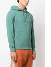 Fox Head Patch Regular Hoodie Teal Grey - MAISON KITSUNE - BALAAN 6