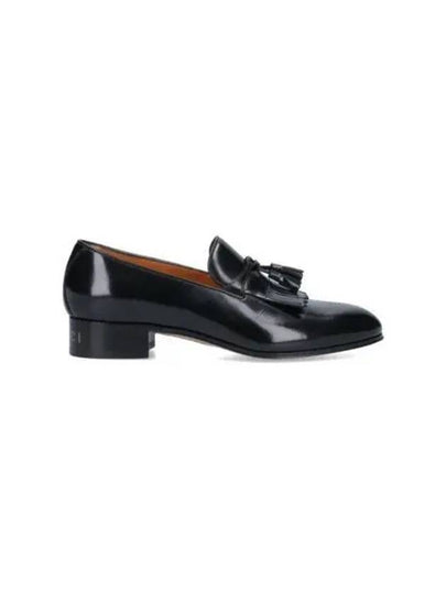 Tassel Leather Loafers Black - GUCCI - BALAAN 2