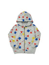 Hood 223AC053 900 Bike All Over Kids Hooded Zip Up - BOBO CHOSES - BALAAN 2