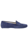 Gommino Suede Driving Shoes  Blue - TOD'S - BALAAN 2