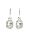 Una Millenia Crystal Drop Earrings Silver - SWAROVSKI - BALAAN 2