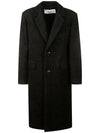 Men's Wool Single Coat Black - AMI - BALAAN.