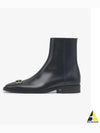 BB Icon Leather Ankle Boots Black - BALENCIAGA - BALAAN 2