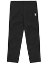 MALBON GIRL Boxed Buckets Chino Pants BLACK - MALBON GOLF - BALAAN 1