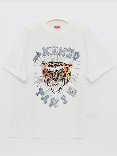 Drawn Varsity Oversized Short Sleeve Men s T Shirt 5TS274 4SG 02 - KENZO - BALAAN 1