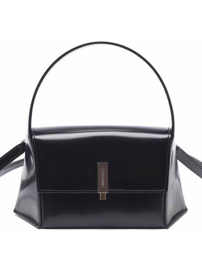 Geometric Small Shoulder Bag Black - SALVATORE FERRAGAMO - BALAAN 2