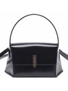 Geometric Small Shoulder Bag Black - SALVATORE FERRAGAMO - BALAAN 3