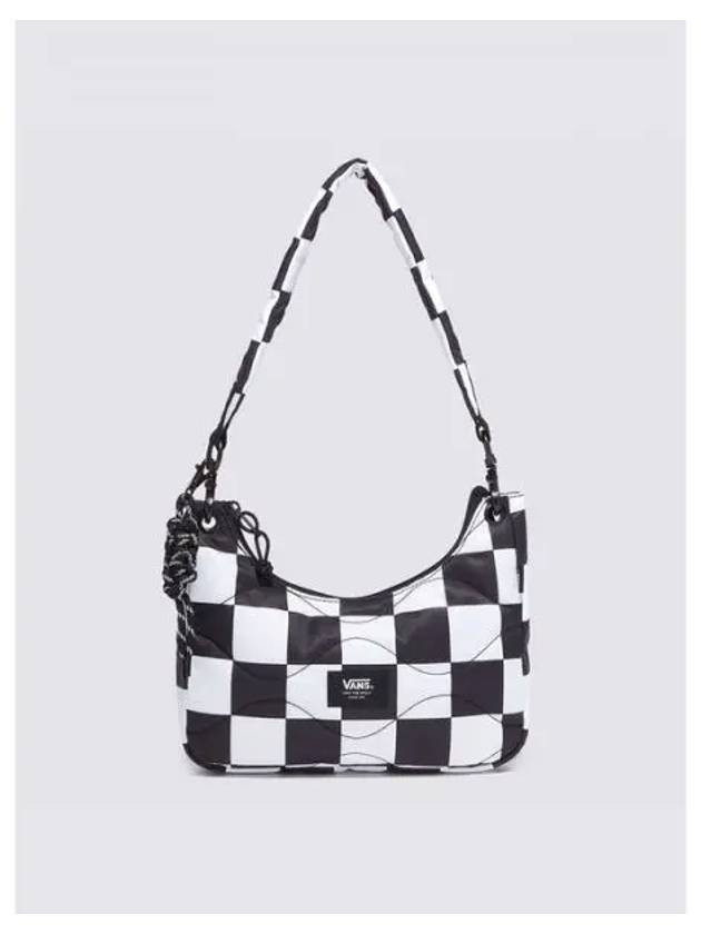 Quilted Checkerboard Shoulder Bag Black White - VANS - BALAAN 2