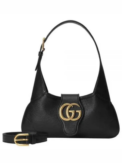 Aphrodite Small Leather Shoulder Bag Black - GUCCI - BALAAN 2