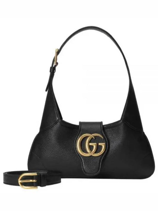 Aphrodite Small Leather Shoulder Bag Black - GUCCI - BALAAN 2