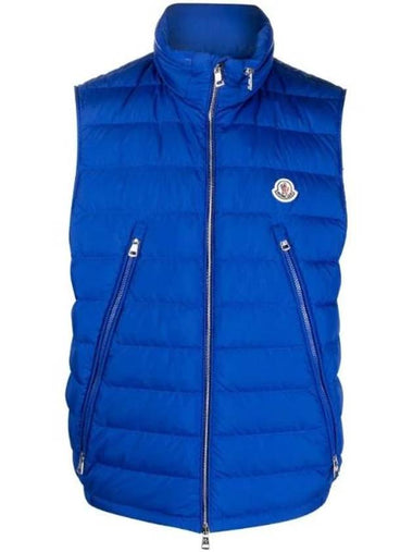 Albyt Padded Down Vest Blue - MONCLER - BALAAN 1