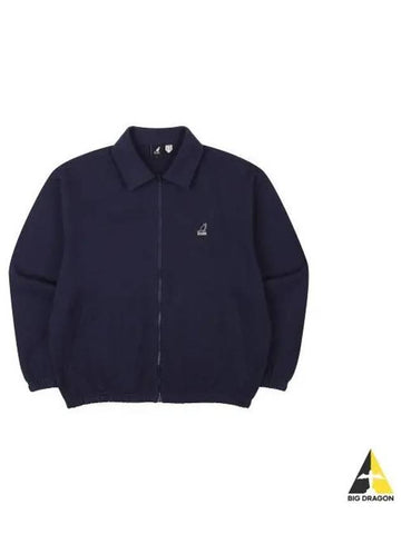 Collar Sweat Zip up 2124 Navy - KANGOL - BALAAN 1