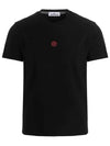 Solar Eclipse Short Sleeve T-Shirt  Black - STONE ISLAND - BALAAN 2