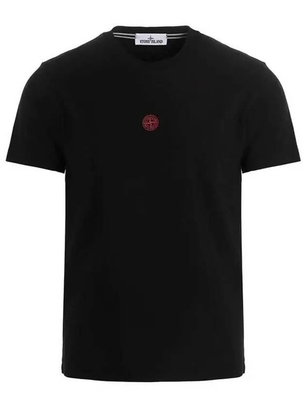 Solar Eclipse Short Sleeve T-Shirt  Black - STONE ISLAND - BALAAN 2