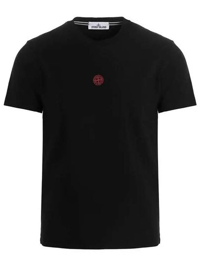 Solar Eclipse Short Sleeve T-Shirt  Black - STONE ISLAND - BALAAN 2