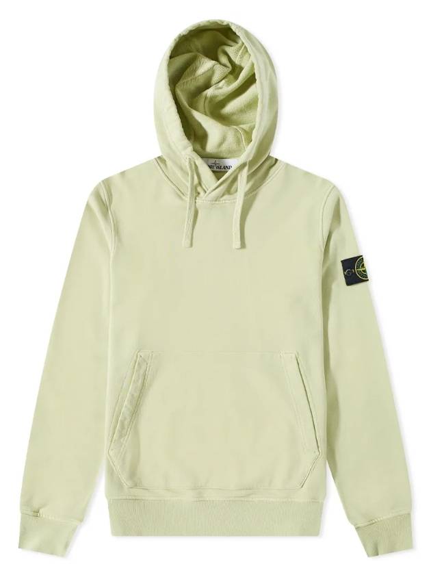 Wappen Patch Hoodie Light Green - STONE ISLAND - BALAAN 1