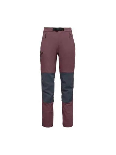 BLACK DIAMOND alpine hybrid pants WOMENS OAWAP743046 - BLACK & BROWN - BALAAN 1