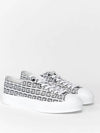 4G City Jacquard Low Top Sneakers White Black - GIVENCHY - BALAAN 3