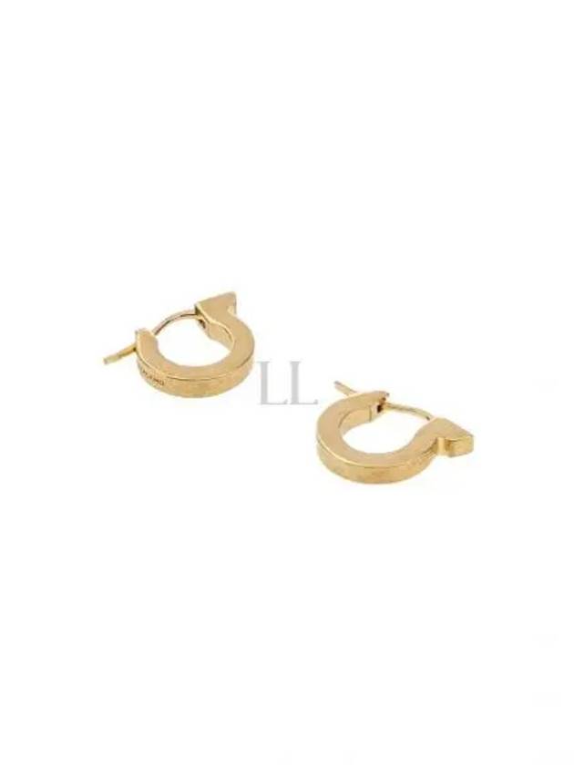 Gancini Hoop Earrings Gold - SALVATORE FERRAGAMO - BALAAN 2