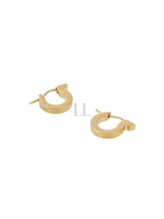 Gancini Hoop Earrings Gold - SALVATORE FERRAGAMO - BALAAN 2