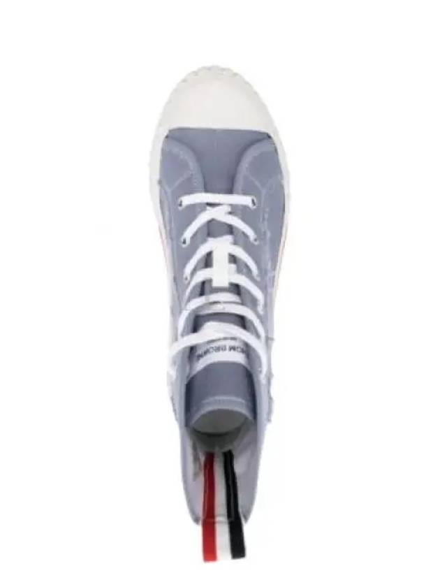 Women's RWB Striped High Top Sneakers Blue - THOM BROWNE - BALAAN 2