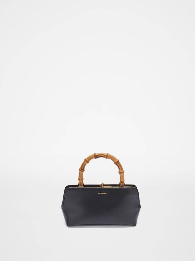 Goji Bamboo Mini Tote Bag Black - JIL SANDER - BALAAN 2