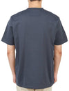 Men's Metropolis Pocket Jersey Short Sleeve T-Shirt Ombre Blue - CP COMPANY - BALAAN 5