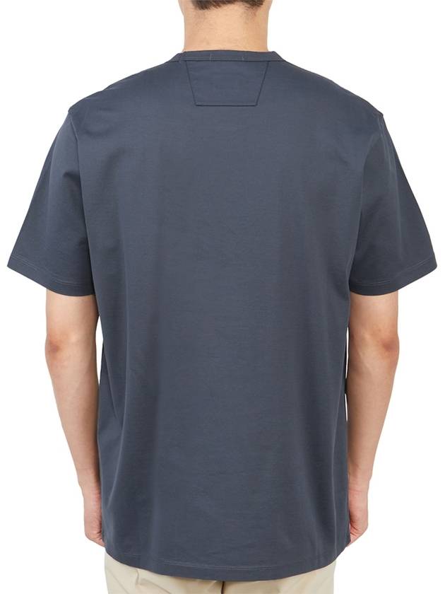 Men's Metropolis Pocket Jersey Short Sleeve T-Shirt Ombre Blue - CP COMPANY - BALAAN 5