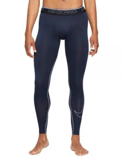 Men's Pro Dri Fit Tights Leggings Navy - NIKE - BALAAN 2