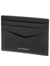 Leather Logo Card Wallet Black - GIVENCHY - BALAAN 2