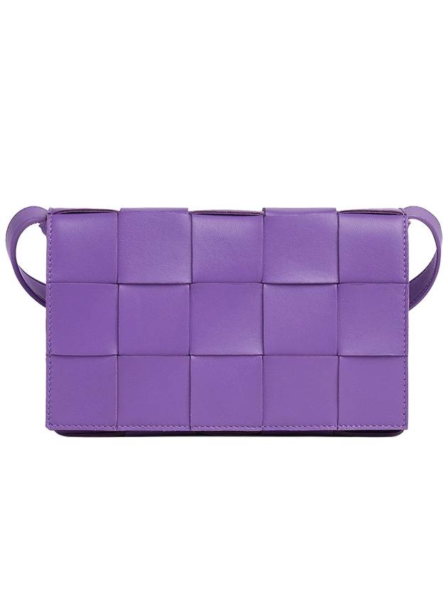 Intrecciato Cassette Cross Bag Purple - BOTTEGA VENETA - BALAAN 2