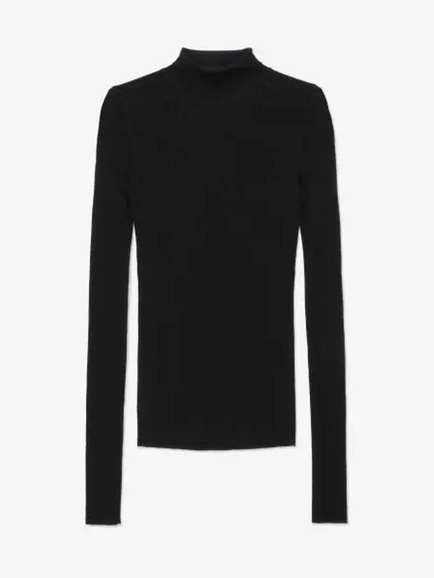 Woolen Turtleneck Black - BOTTEGA VENETA - BALAAN 2