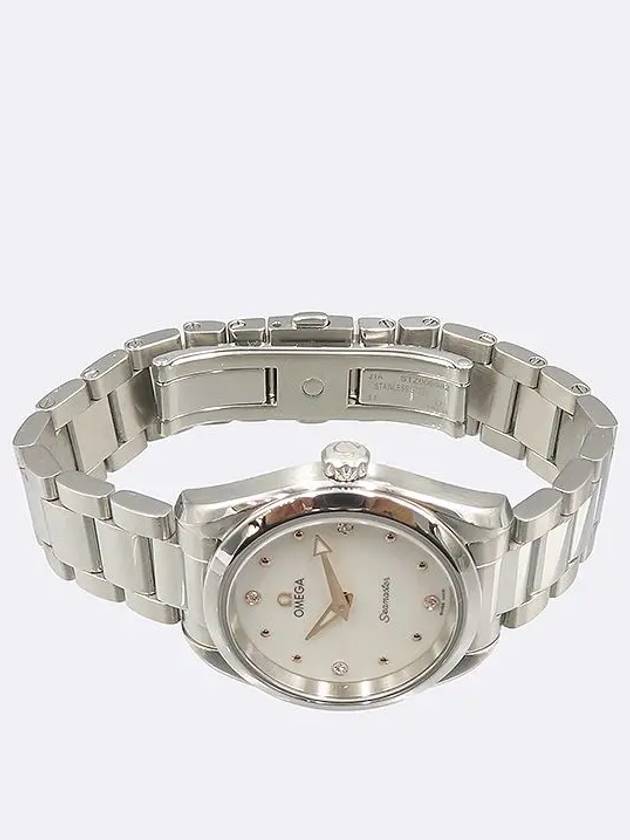 220 10 28 60 54 001 Seamaster Aqua Terra 4P Diamond 28MM Steel Quartz Women s Watch - OMEGA - BALAAN 2