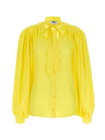 Shirt 3641MDE2424710606 Yellow - MSGM - BALAAN 1