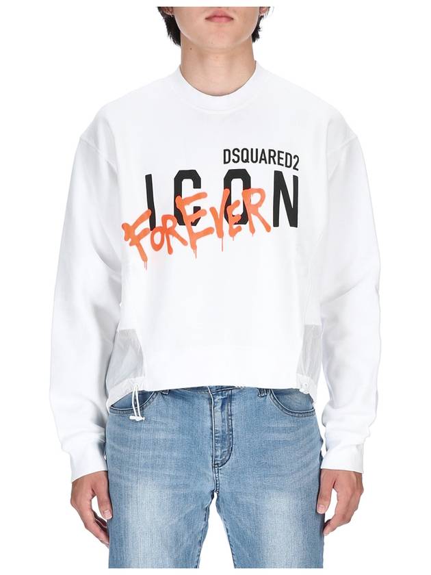 Icon S79GU0059 S25516 100 Men s Brushed Sweatshirt - DSQUARED2 - BALAAN 3