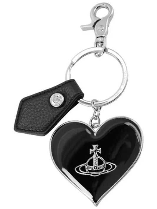 Women's Lee Vegan Mirror Heart ORB Keyring 8203010XU OM0009 N403 - VIVIENNE WESTWOOD - BALAAN 1