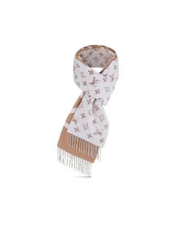 Men's Monogram Split Scarf Beige - LOUIS VUITTON - BALAAN 1