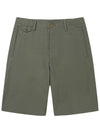 Cotton no tuck shorts khaki - SOLEW - BALAAN 2