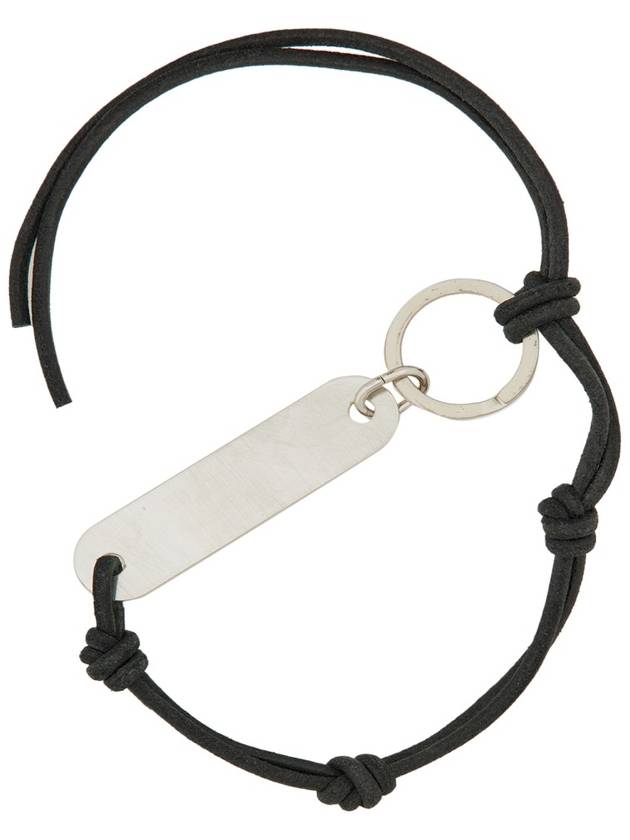 Men's Leather Ladon Key Ring Black - OUR LEGACY - BALAAN 3