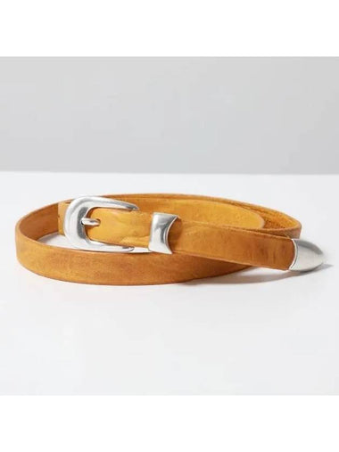 24 2 CM BELT SAFFRON LEATHER A22482S - OUR LEGACY - BALAAN 1